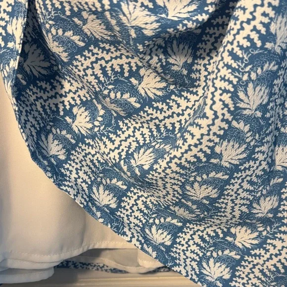 Hill House Blue and White Floral Mini Nap Dress - Picture 4 of 4